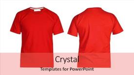  Presentation with white - PPT theme consisting of red - front and back views background and a red colored foreground