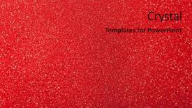 Presentation with glitter - Presentation theme having red - glitter sparkles dust on background background and a red colored foreground