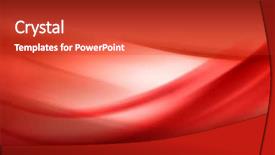  Presentation with abstract red - Amazing slide set having red abstract composition backdrop and a crimson colored foreground
