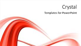  Presentation with abstract red - Colorful theme enhanced with red abstract composition backdrop and a white colored foreground