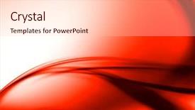  Presentation with abstract red - Presentation theme enhanced with red abstract composition background and a lemonade colored foreground