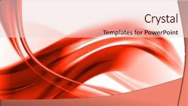  Presentation with abstract red - PPT theme having red abstract composition background and a lemonade colored foreground