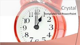  Presentation with alarm - Slide deck consisting of red-alarm-clock-showing-one background and a white colored foreground