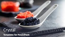  Presentation with black ceramic - Presentation theme with red-and-black-caviar background and a  colored foreground