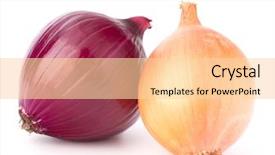  Presentation with red gold white - Audience pleasing presentation theme consisting of red and gold onion bulbs backdrop and a lemonade colored foreground