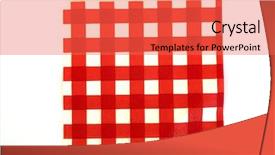  Presentation with black and white checker - Audience pleasing PPT theme consisting of red and white checkered background backdrop and a red colored foreground