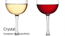  Presentation with wine - Cool new presentation with red and white wine backdrop and a white colored foreground