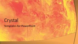  Presentation with red and yellow - Presentation enhanced with red and yellow abstract background background and a  colored foreground