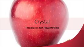  Presentation with red apple tree - Amazing presentation theme having red apple and cinnamon sticks backdrop and a  colored foreground