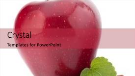  Presentation with cinnamon - Amazing slide set having red apple cinnamon sticks and mint leaves still life isolated on white cutout backdrop and a red colored foreground