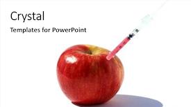  Presentation with red medical - Audience pleasing PPT theme consisting of nature free download - red apple with a medical backdrop and a white colored foreground
