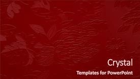  Presentation with motif - Theme featuring red background with floral motif background and a black colored foreground