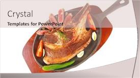  Presentation with hot metal - Cool new PPT layouts with white sand dune desert in mui ne vietnam backdrop and a lemonade colored foreground