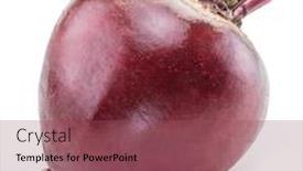  Presentation with beetroot - Slide set with red-beet-or-beetroot background and a violet colored foreground