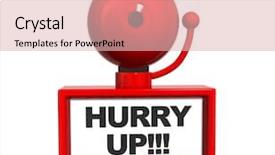  Presentation with red and white industry - Beautiful PPT theme featuring red bell isolated on white backdrop and a  colored foreground