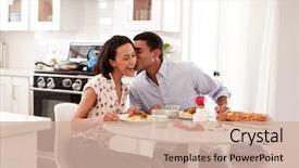  Presentation with african american black couple - PPT theme with red black free - young african american couple having background and a soft green colored foreground