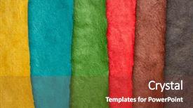  Presentation with red blue yellow - Theme enhanced with red blue turquoise yellow - collection of colorful handmade huun background and a tawny brown colored foreground