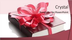  Presentation with gift - Presentation enhanced with soil - technology aquaculture - hydroponic vegetables background and a soft green colored foreground.