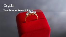  Presentation with engagement - Beautiful PPT theme featuring red box with beautiful engagement backdrop and a gray colored foreground