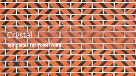  Presentation with red brick wall - Theme featuring red-brick-wall-background background and a coral colored foreground