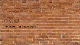  Presentation with red brick wall - Slides having red-brick-wall-building-exterior background and a red colored foreground