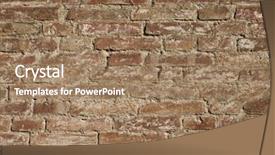  Presentation with red brick wall - Audience pleasing theme consisting of red brick wall full frame backdrop and a coral colored foreground