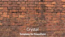  Presentation with red brick wall - Slide deck featuring red-brick-wall background and a tawny brown colored foreground