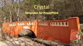  Presentation with czech republic - Slide deck having red-bridge-near-nepomuk-czech background and a tawny brown colored foreground