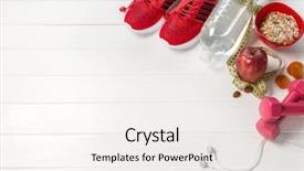  Presentation with red apple tree - Amazing presentation theme having red bright snickers oatmeal backdrop and a white colored foreground