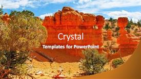  Presentation with arches - Slide deck consisting of red-canyon-arches-trail background and a crimson colored foreground