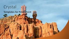  Presentation with forest - PPT layouts having red-canyon-dixie-national-forest background and a light blue colored foreground