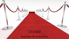  Presentation with red carpet - Presentation enhanced with ponte sant angelo holy angel bridge and river tiber in rome with autumn leaves and sky background and a gray colored foreground.