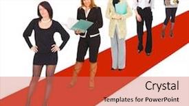  Presentation with red carpet - Audience pleasing presentation theme consisting of red-carpet-group backdrop and a coral colored foreground