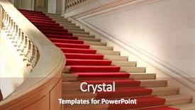  Presentation with red carpet - Cool new presentation design with red carpet on clasically designed backdrop and a tawny brown colored foreground