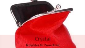  Presentation with red bull case - Theme having red-cash-wallet-isolated-over background and a red colored foreground