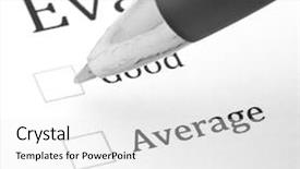  Presentation with questionnaire - Amazing slides having red check mark - quality questionnaire and pen extreme backdrop and a white colored foreground