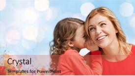  Presentation with mother love - Amazing theme having red children - people trust love family backdrop and a red colored foreground