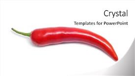  Presentation with chili - Presentation having red chili pepper background and a  colored foreground