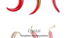  Presentation with peppers - PPT layouts having red-chili-peppers-hot-spice background and a white colored foreground