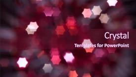  Presentation with abstract and red - Beautiful PPT theme featuring red christmas abstract background backdrop and a tawny brown colored foreground