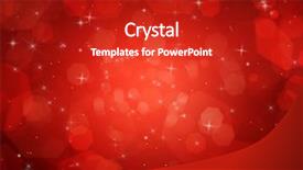  Presentation with abstract red - Slide deck consisting of red christmas background in elegant background and a crimson colored foreground