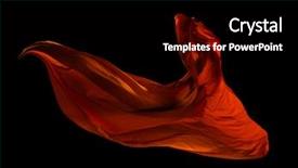  Presentation with elegant - PPT theme having red cloth separated on black background and a black colored foreground