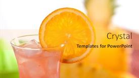  Presentation with orange slice - 