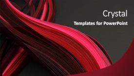  Presentation with black paper texture black - Amazing presentation theme having red-color-strip-wave-paper backdrop and a dark gray colored foreground