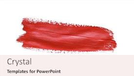 Presentation with brush stroke - Amazing presentation having red-colored-brush-stroke-paiting backdrop and a lemonade colored foreground