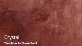  Presentation with cracked wall - Colorful slide deck enhanced with red-cracked-stone-wall-background backdrop and a tawny brown colored foreground