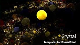  Presentation with phases - Colorful presentation enhanced with red crystal graphics abstract - one of phases of development backdrop and a black colored foreground