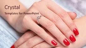  Presentation with engagement - Colorful presentation design enhanced with red crystal wedding - woman wearing beautiful engagement ring backdrop and a lemonade colored foreground