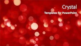  Presentation with light golden lights - Theme consisting of red defocused lights background background and a black colored foreground