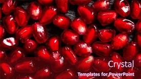  Presentation with grains - PPT theme enhanced with red-delicious-grains-of-ripe background and a wine colored foreground